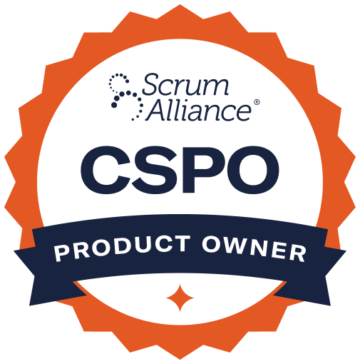 Certified Scrum Product Owner badge