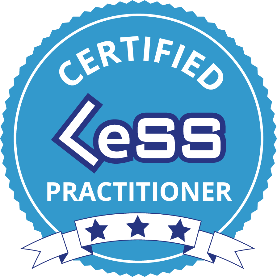 LeSS Practitioner badge