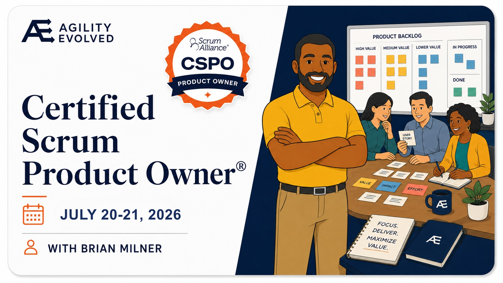 Certified Scrum Product Owner® banner